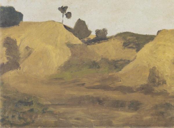 Sand Dune In Weyerberg by Paula Modersohn-becker Oil Painting Reproductions