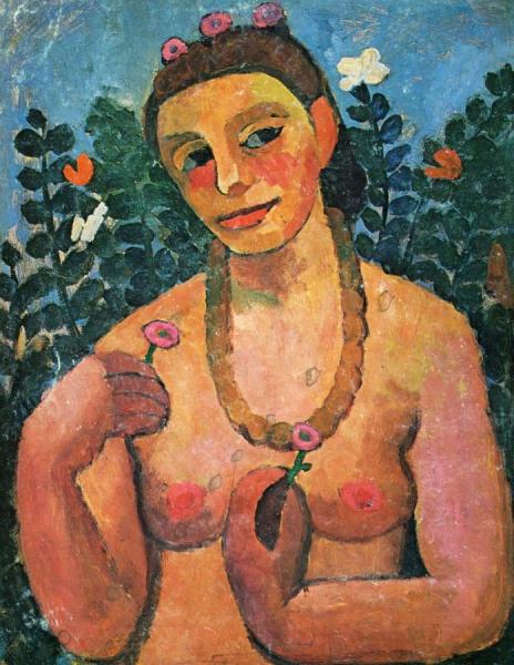 Self-portrait by Paula Modersohn-becker