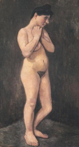 Standing Female Nude by Paula Modersohn-becker