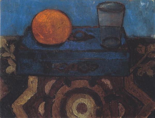 Still Life With Blue Box by Paula Modersohn-becker Oil Painting Reproductions