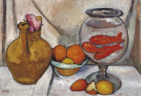 Still-life With Goldfish Bowl by Paula Modersohn-becker