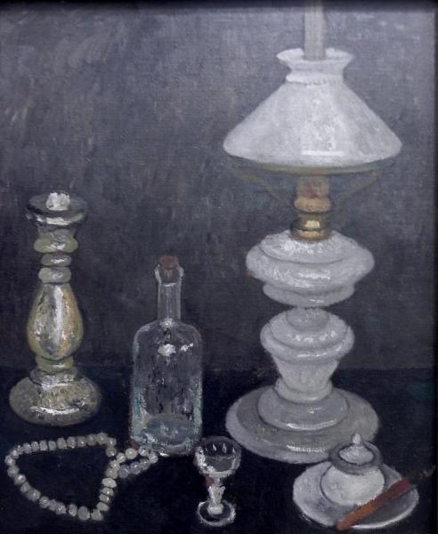 Still Life With White Lamp by Paula Modersohn-becker