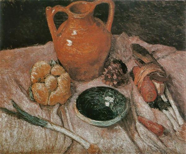 Still Life With Yellow Jug by Paula Modersohn-becker