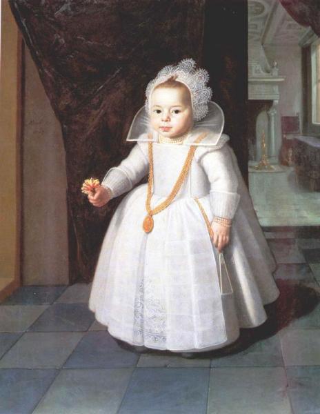 Portrait Of A Child by Paulus Moreelse Oil Painting Reproductions