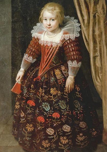 Portrait Of A Girl by Paulus Moreelse