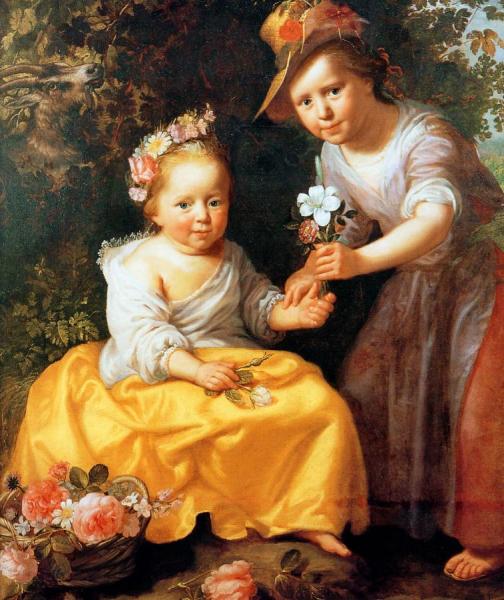 Paulus Moreelse Portrait Of Two Children