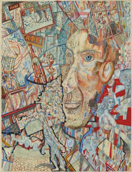 Figurative Composition by Pavel Filonov