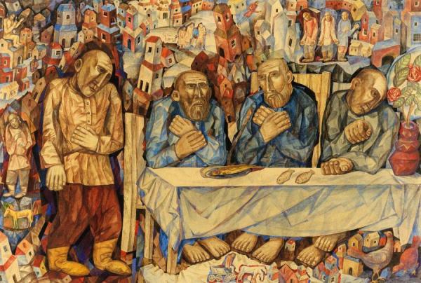 The Last Supper by Pavel Filonov