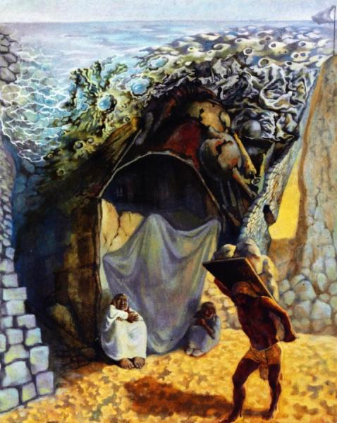 Allegorical Composition by Pavel Tchelitchew Oil Painting Reproductions