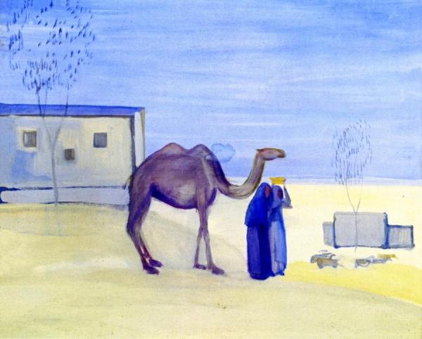 In The Steppe by Pavel Varfolomeevich Kuznetzov