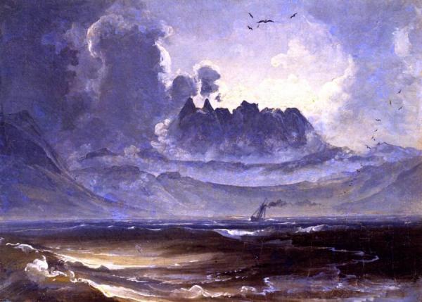 The Mountain Range 'trolltindene' by Peder Balke
