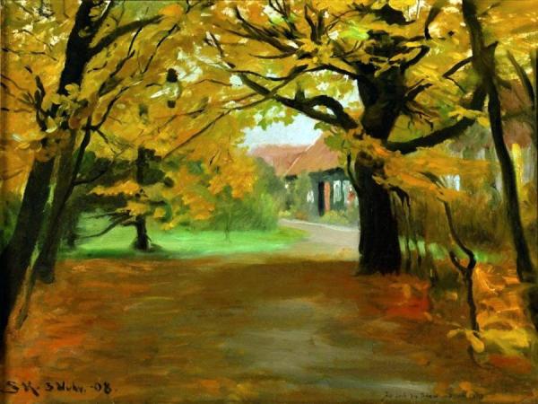 Peder Severin Kroyer Artist's House In Skagen Plantation