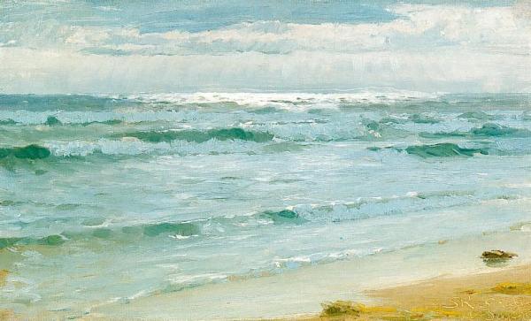 Sea At Skagen by Peder Severin Kroyer Oil Painting Reproductions
