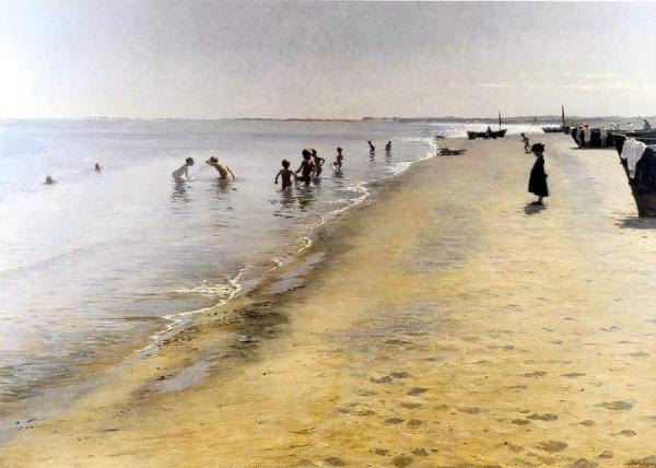 Summer Day In Skagen by Peder Severin Kroyer