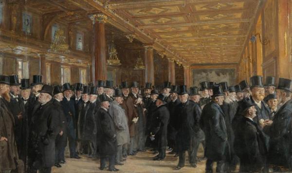 Peder Severin Kroyer The Stock Exchange, Copenhagen