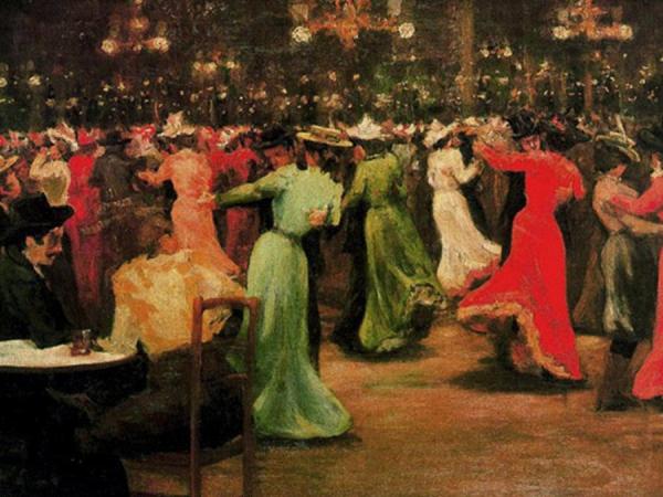 Ball At The Moulin De La Galette by Pedro Ysern Y Alie