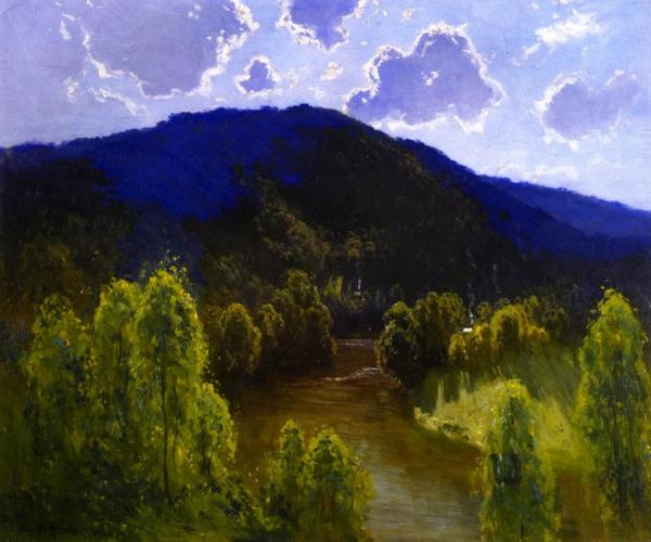 Wattle And River by Penleigh Boyd