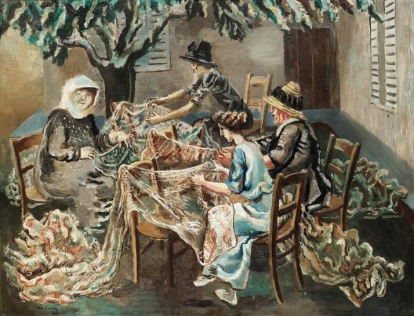 Les Remailleuses by Per Krohg