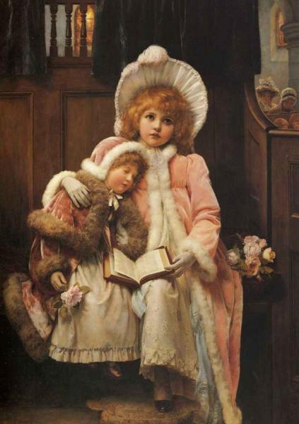 Flower Service by Percy Tarrant Oil Painting Reproductions
