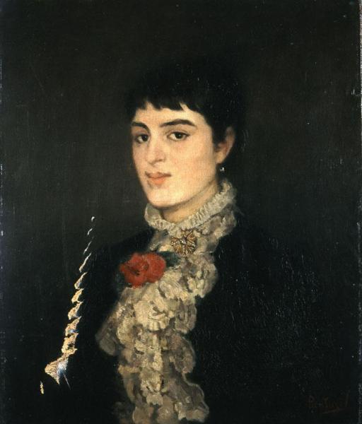Portrait Of Varvogli by Periklis Pantazis