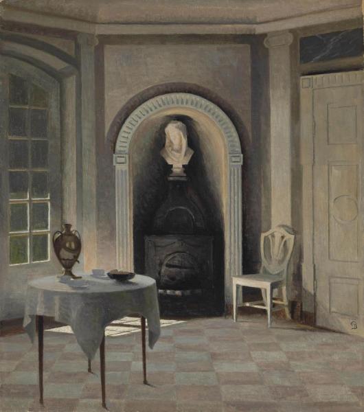 A Sunlit Interior by Peter Ilsted