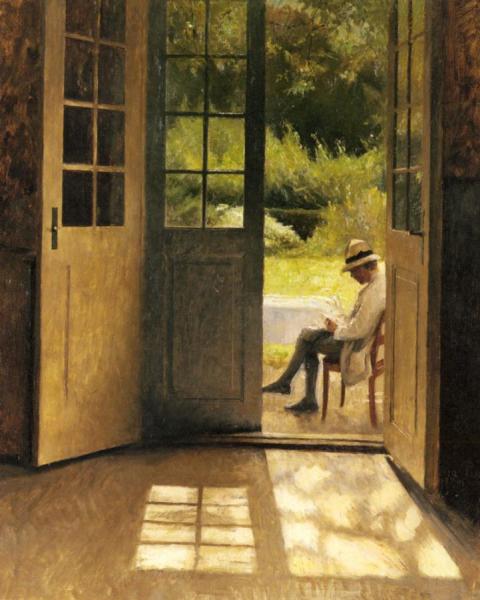 The Open Door by Peter Ilsted