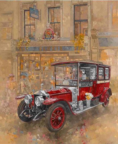 Rolls-royce Silver Ghost On Jermyn Street London by Peter Miller