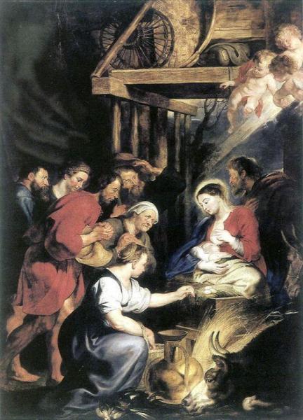 Adoration Of The Shepherds by Peter Paul Rubens