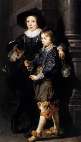 Albert And Nicolaas Rubens by Peter Paul Rubens