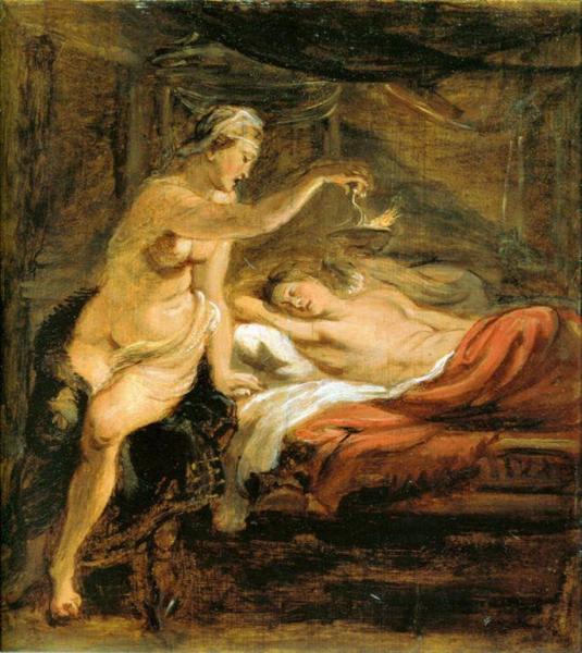 Amor And Psyche by Peter Paul Rubens Oil Painting Reproductions