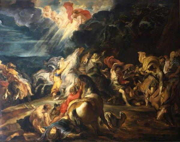 Conversion Of Saint Paul by Peter Paul Rubens