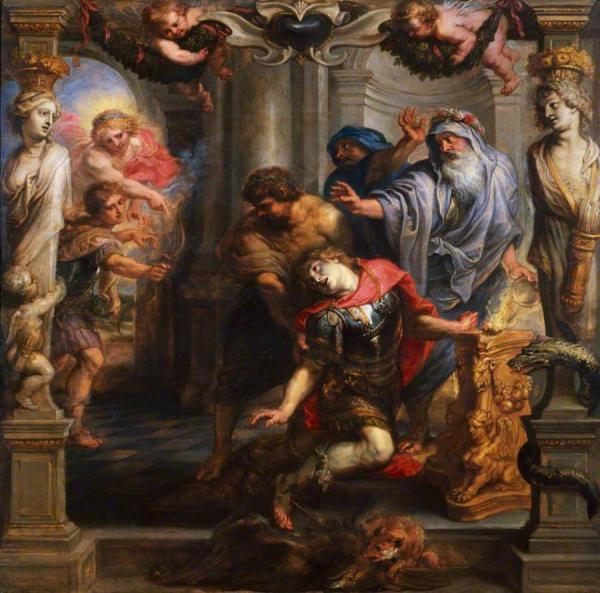 Death Of Achilles by Peter Paul Rubens