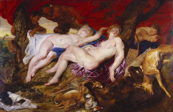 Diana And Her Nymphs by Peter Paul Rubens