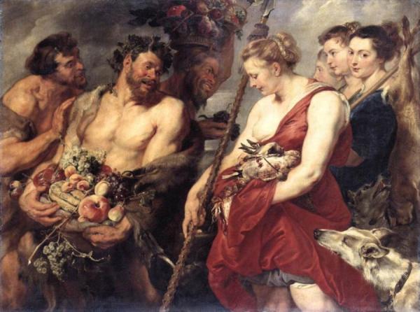 Diana Returning From Hunt by Peter Paul Rubens