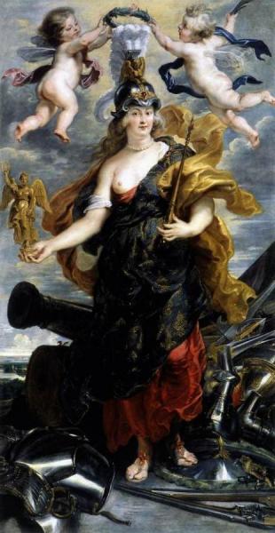 Marie De Medicis As Bellona by Peter Paul Rubens