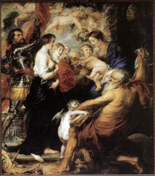 Our Lady With The Saints by Peter Paul Rubens