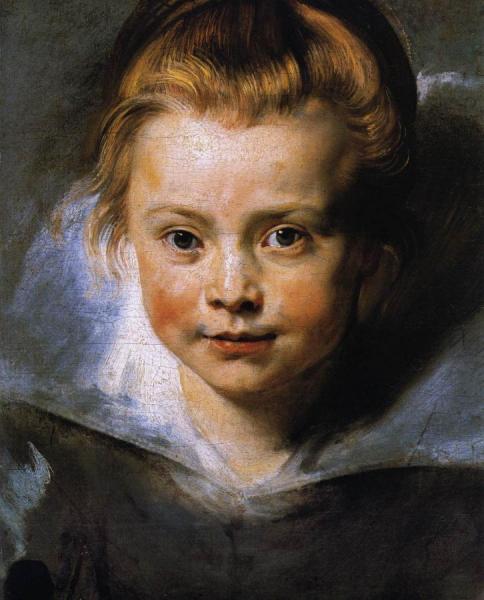 Portrait Of A Young Girl - Clara Serena Rubens by Peter Paul Rubens