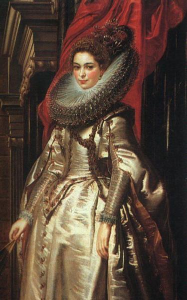 Portrait Of Marchesa Brigida Spinola Doria by Peter Paul Rubens