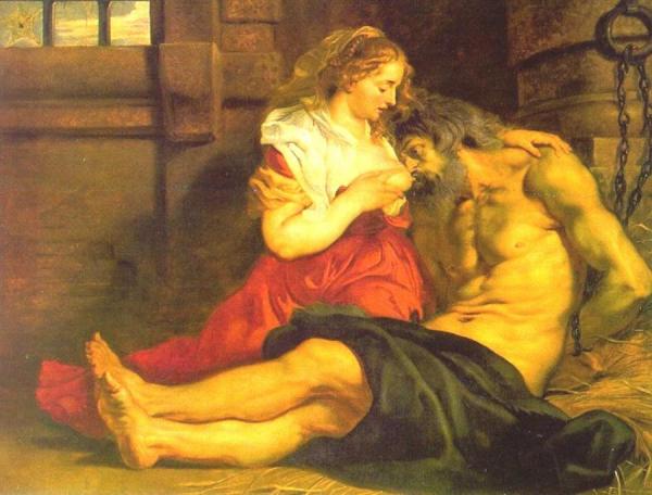 Roman Charity by Peter Paul Rubens