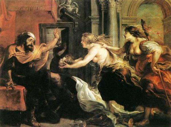 Tereus Confronted With The Head Of His Son Itylus by Peter Paul Rubens
