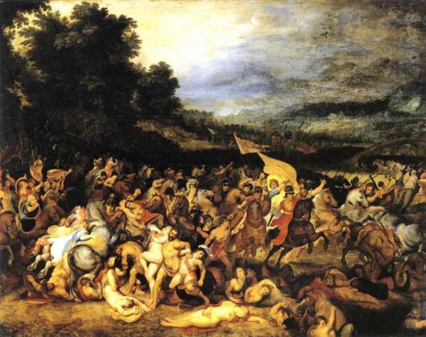 The Battle Of The Amazons by Peter Paul Rubens