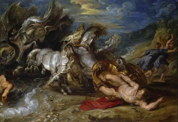 The Death Of Hippolytus by Peter Paul Rubens