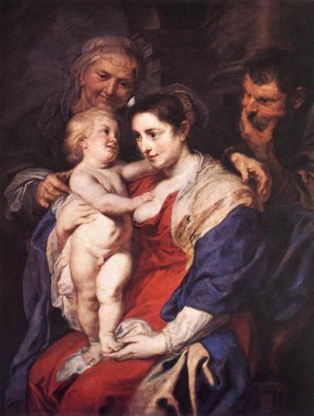 The Holy Family With St. Anne by Peter Paul Rubens