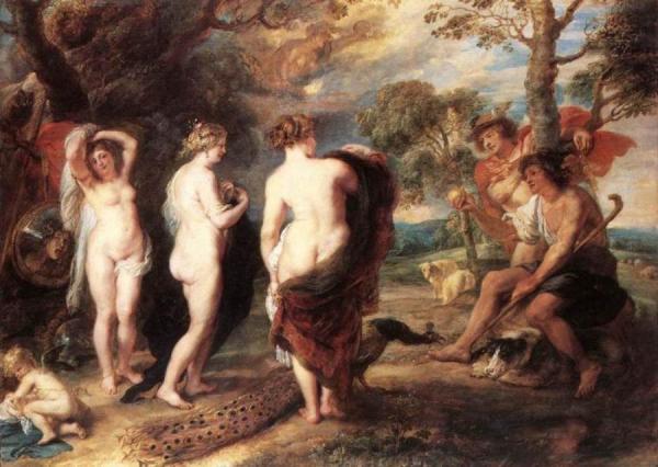 The Judgment Of Paris by Peter Paul Rubens Oil Painting Reproductions