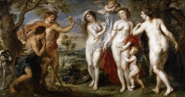 The Judgment Of Paris by Peter Paul Rubens