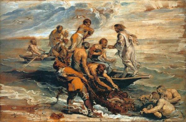 The Miraculous Draught Of Fishes by Peter Paul Rubens
