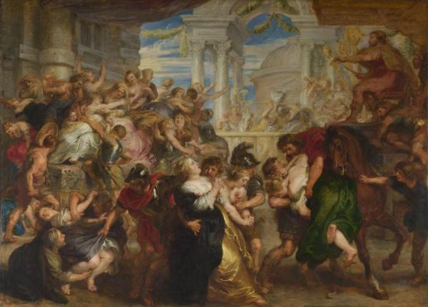 The Rape Of The Sabine Women by Peter Paul Rubens Oil Painting Reproductions