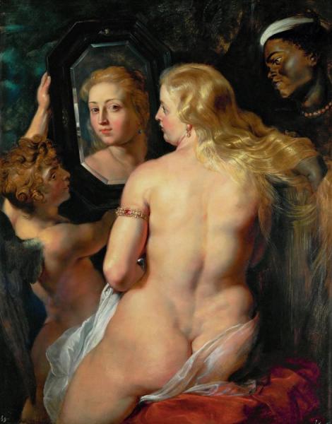 Venus At A Mirror by Peter Paul Rubens