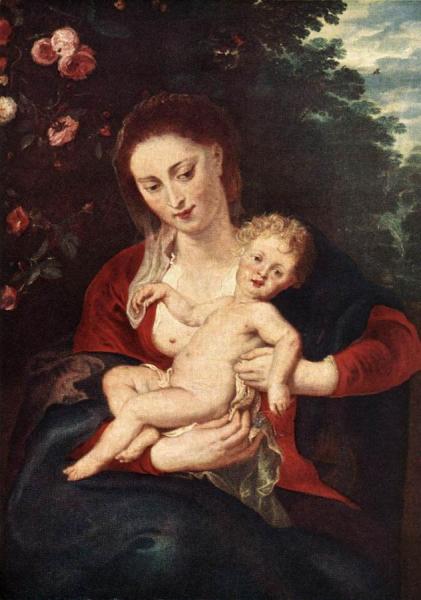 Virgin And Child by Peter Paul Rubens Oil Painting Reproductions