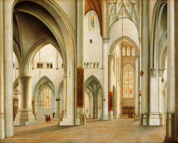 The Interior Of St. Bavo, Haarlem by Peter Saenredam Oil Painting Reproductions